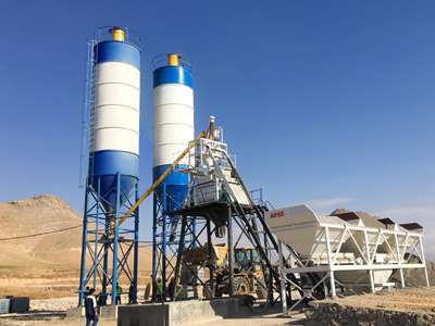 Aimix stationary concrete batching plant