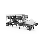 Reversible Concrete Batching Plant