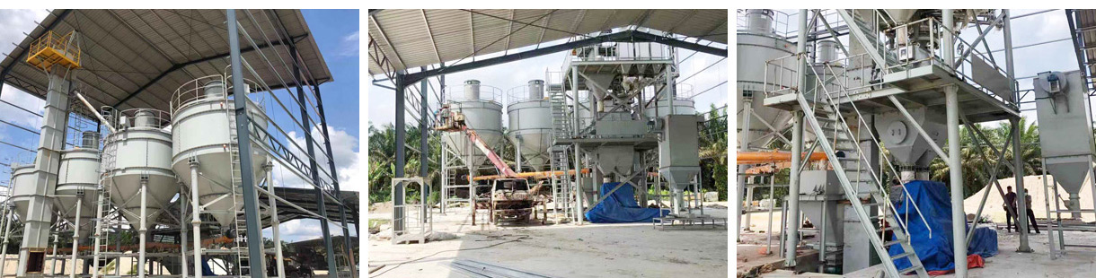 Aimix 10 tph Dry Mortar Plant Was Installed In Malaysia