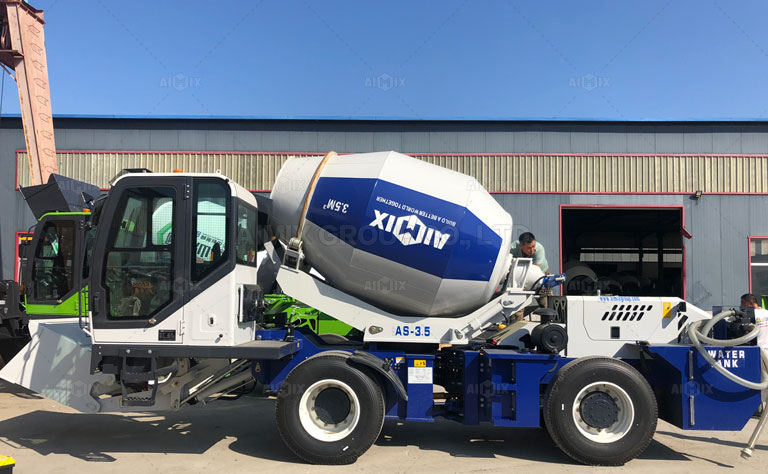 Aimix AS3.5 Self Loading Concrete Mixer Was Delivered To Indonesia