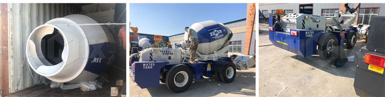 Aimix AS3.5 Self Loading Concrete Mixer Was Delivered To Indonesia