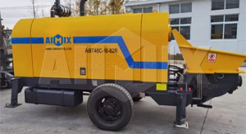 Aimix ABT40C Concrete Trailer Pump Was Shipped To Manila Philippines
