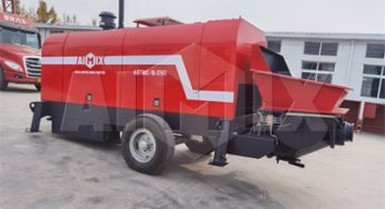 Aimix ABT90C Concrete Trailer Pump Was Transported To Kenya