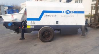 ABT40C Concrete Trailer Pump Was Delivered To Malaysia