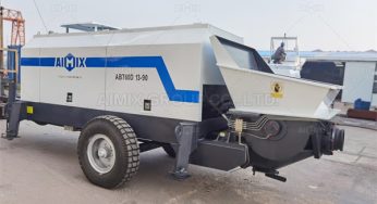 ABT60D Concre Trailer Pump And ABJZ40D Concrete Mixer Pump Was Delivered To Uzbekistan