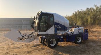 AS4.0D Self Loading Concrete Mixer Was Delivered To Kazakhstan