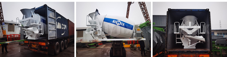 Aimix 3 Cbm Concrete Mixer Drum Was Shipped To Indonesia