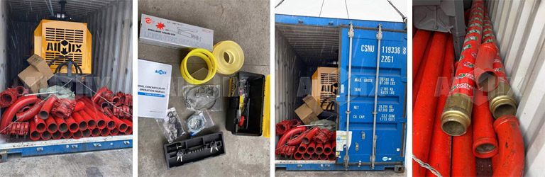 ABT60C Diesel Concrete Trailer Pump Was Shipped To Pakistan