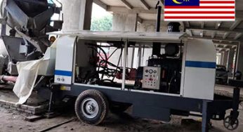 Feedback From Our Malaysia Client About ABT80C Concrete Trailer Pump