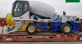AS5.5D Self Loading Concrete Mixer Was Shipped To Jubail City in Saudi Arabia