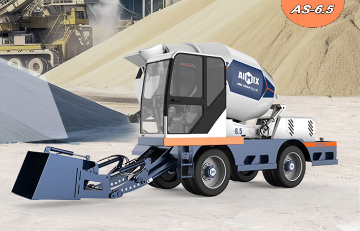 6.5-cbm-Self-loading-Concrete-Mixer
