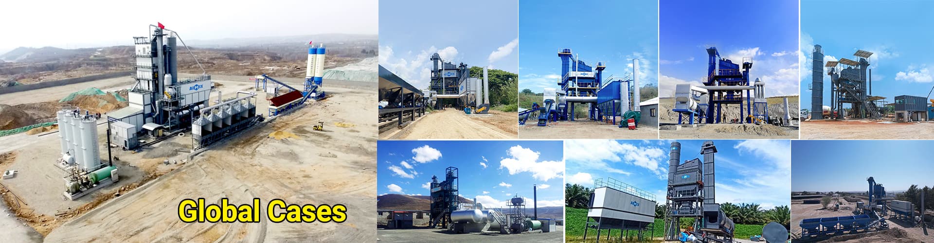 AIMIX asphalt mixing plant cases