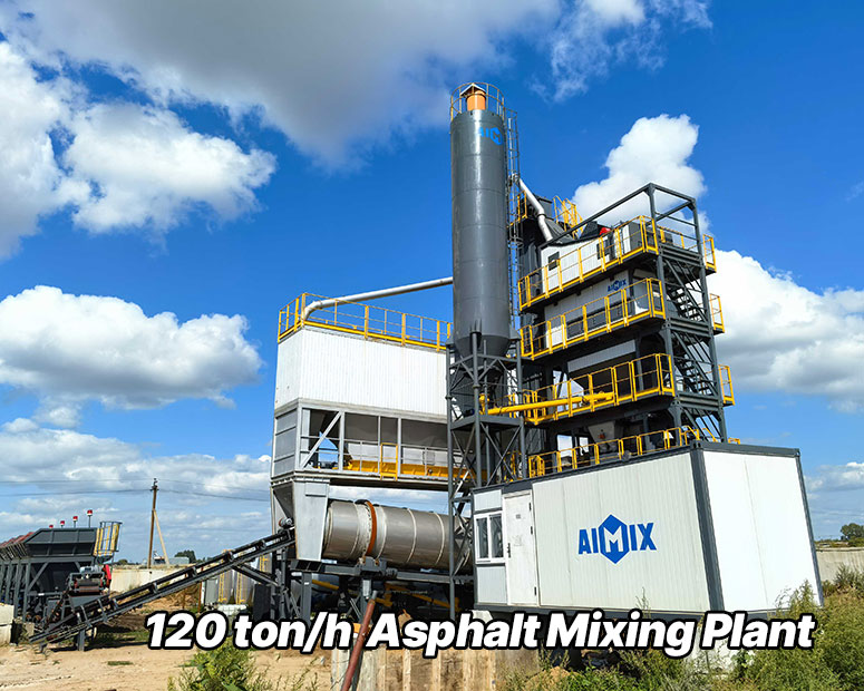 120-ton-asphalt-mixing-plant-in-Indonesia