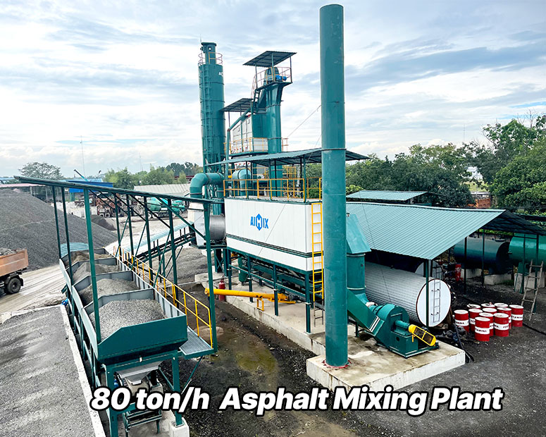 80-ton-asphalt-mixing-plant-in-Indonesia