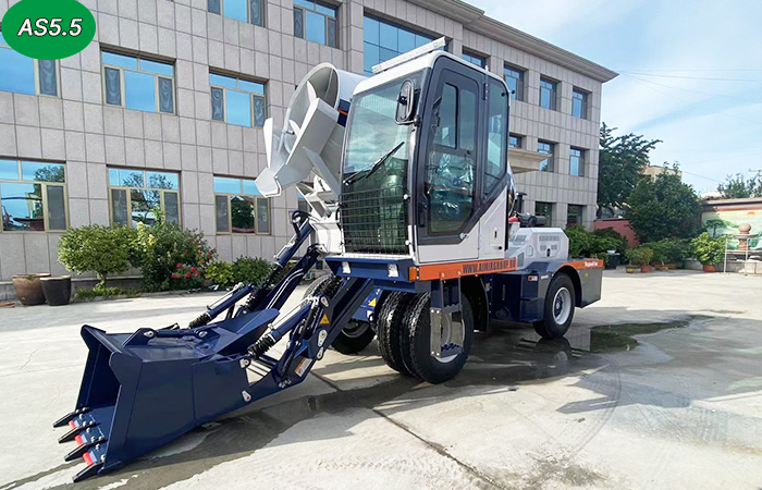 as5.5 self loader mixer green