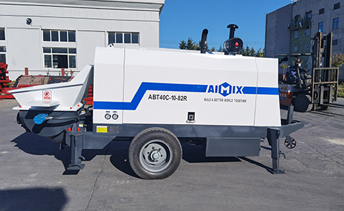 ABT40C concrete trailer pump Indonesia
