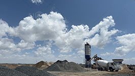 AJY60 concrete plant in Ethiopia small