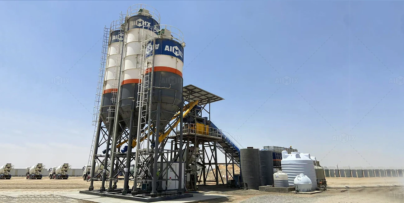 aj75 concrete batching plant in ksa