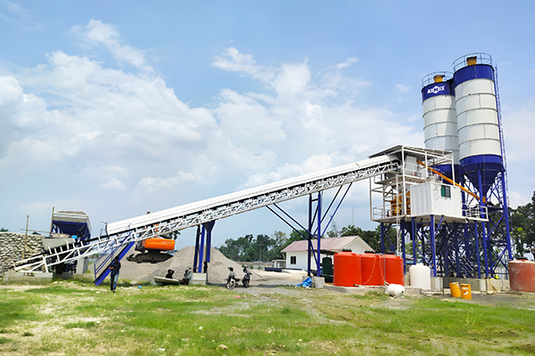 aj60 concrete plant indonesia