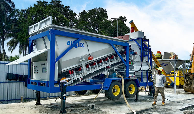 AJSY35 PNG mobile batching plant 1