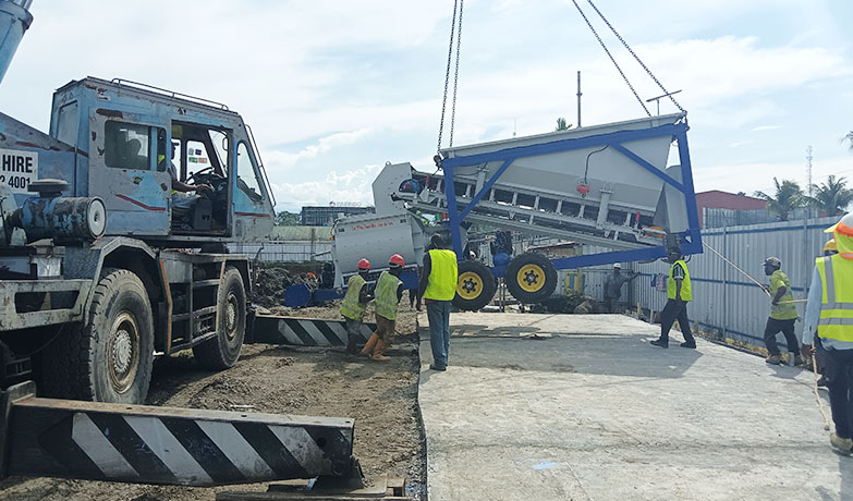 AJSY35 PNG mobile batching plant 2
