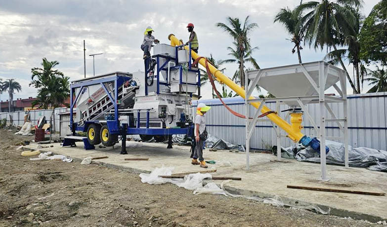 AJSY35 PNG mobile batching plant 3