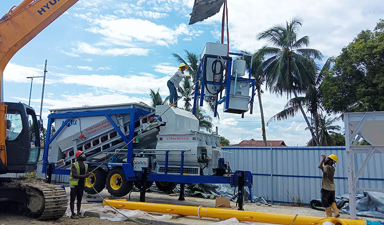 AJSY35 PNG mobile batching plant 4