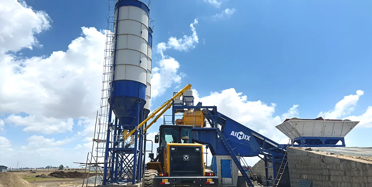 AJY60 concrete plant ethiopia 4