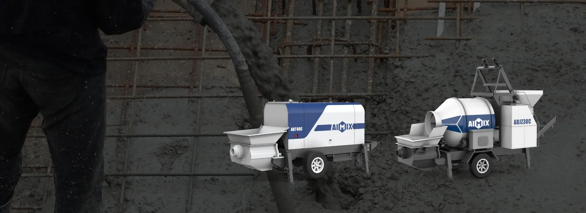 Concrete pump AIMIX new banner pc