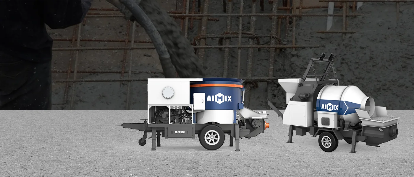 concrete mixer pump combination 1400