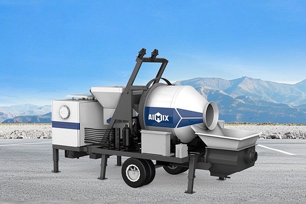 concrete mixer pump diesel