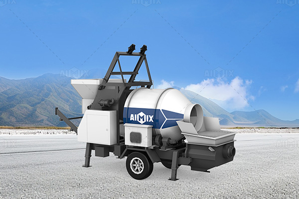 concrete mixer pump electric