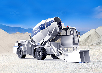 self concrete mixer new