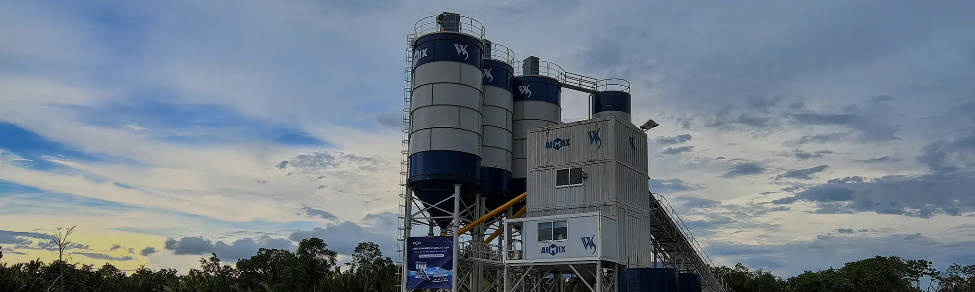 concrete batching plant site tour hold in malaysia