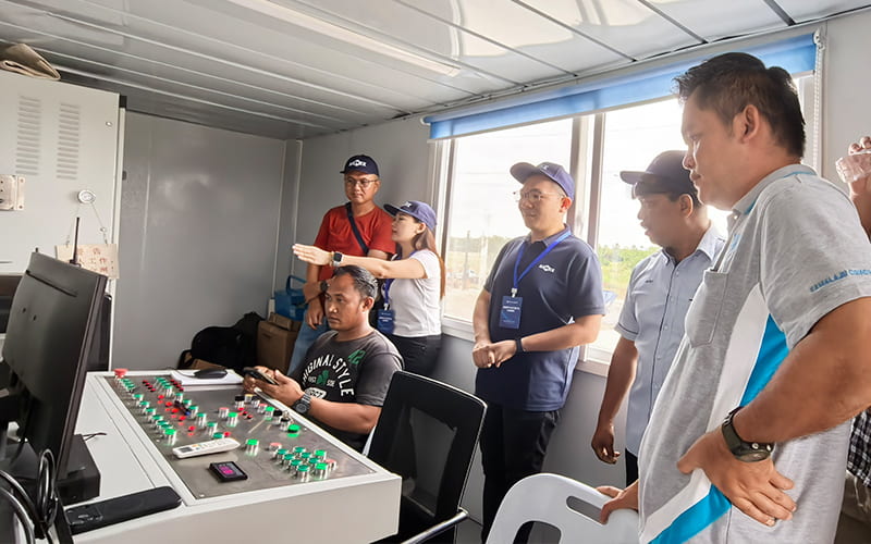 engineer in control room