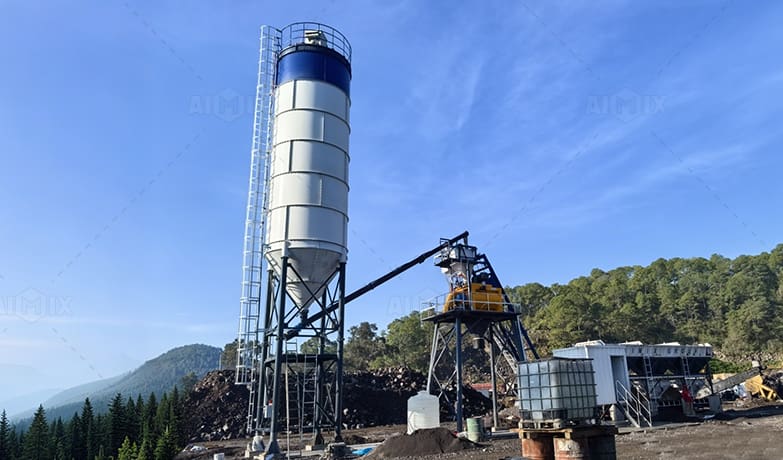 AJ50 batching plant Mexico -2