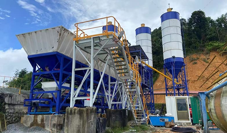 AJ60 batching plant in Laos -3