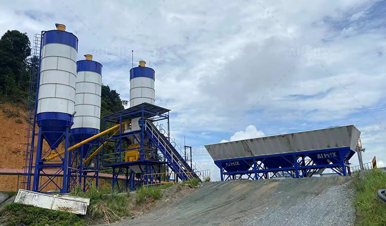 AJ60 batching plant in Laos -4