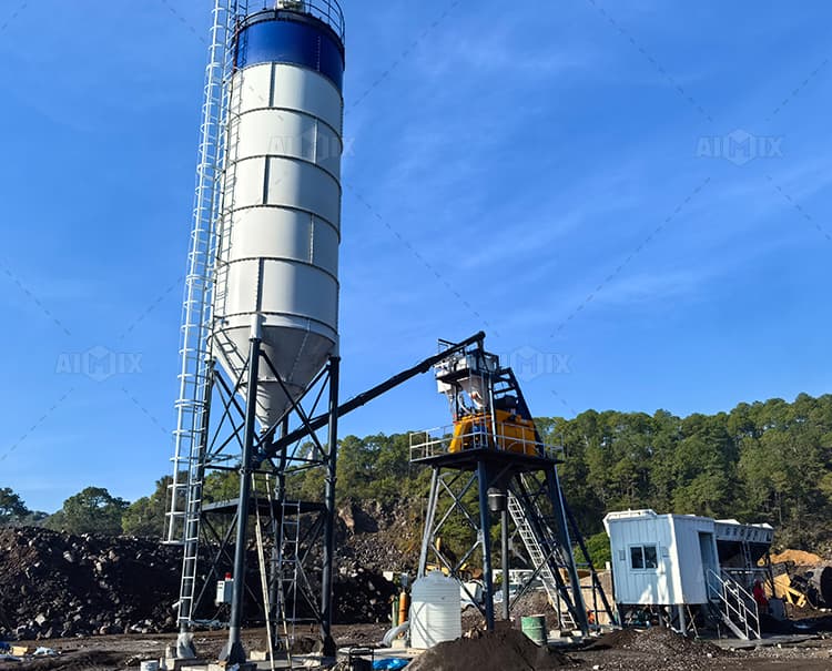 AJ50 batching plant in Mexico