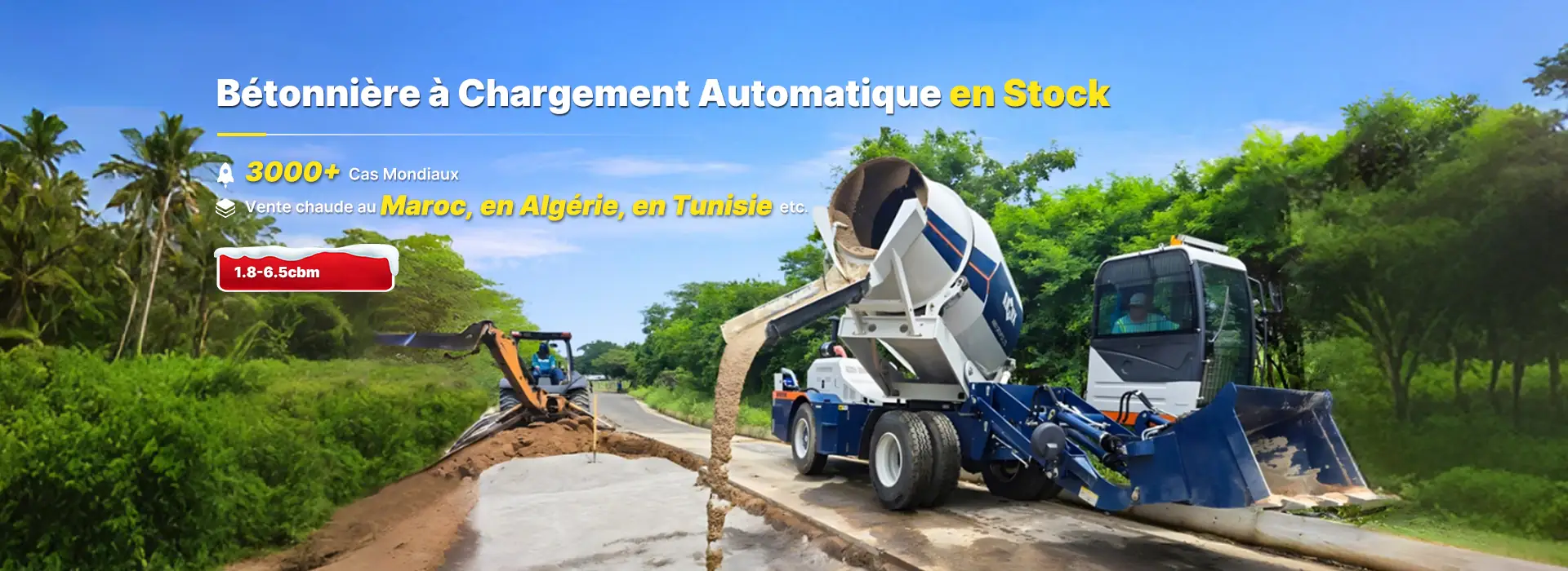 Bétonnière automotrice