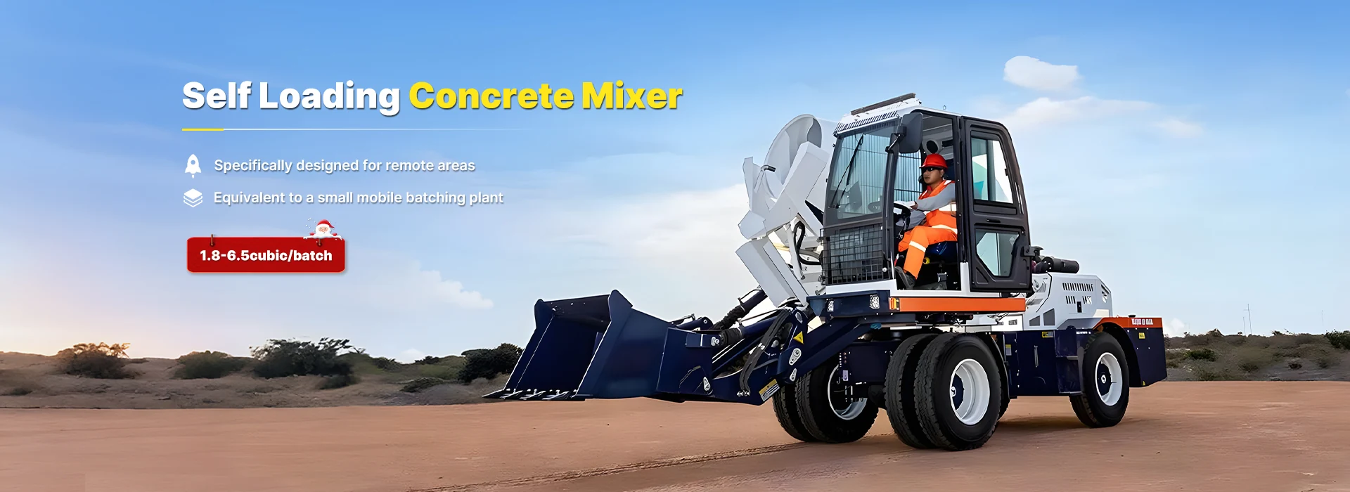 self loading mixer chrismas banner