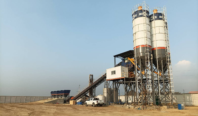 AIMIX AJ90 batching plant Ecuador