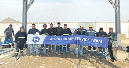 AJ90 batching plant service team Ecuador
