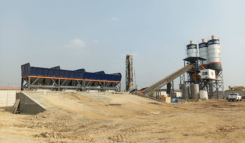 AJ90 concrete batching plant Ecuador