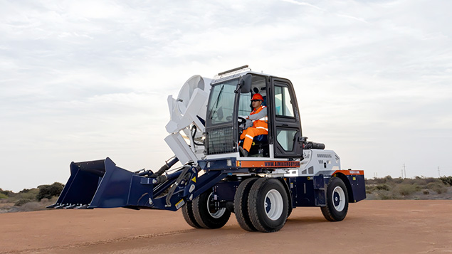 as3.5 self loading mixer peru