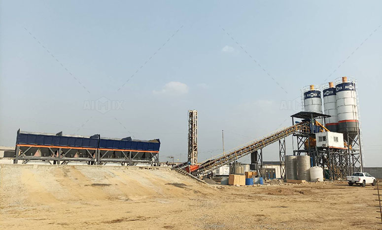 90m3 batching plant Ecuador