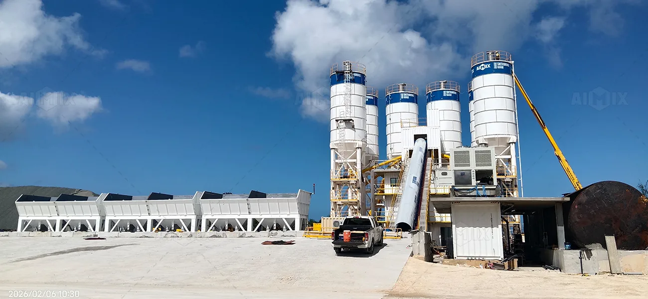 AJ180 batching plant in Guam