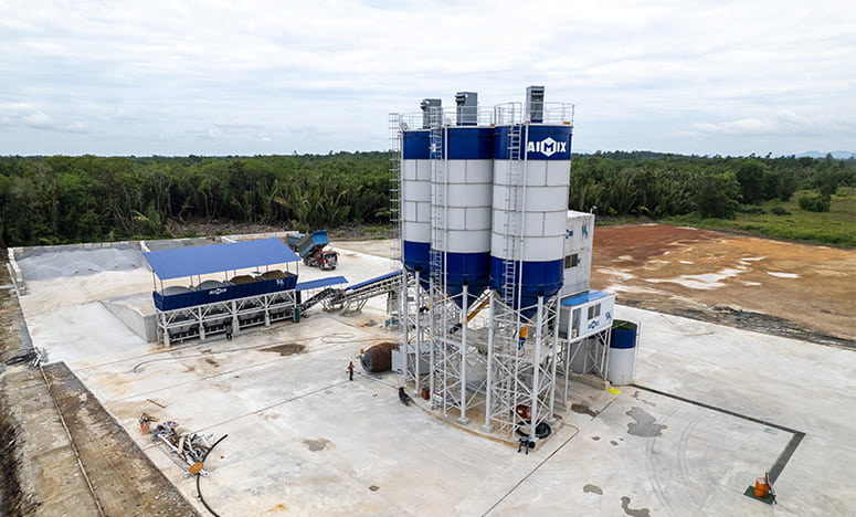 AJ180 concrete batching plant malaysia
