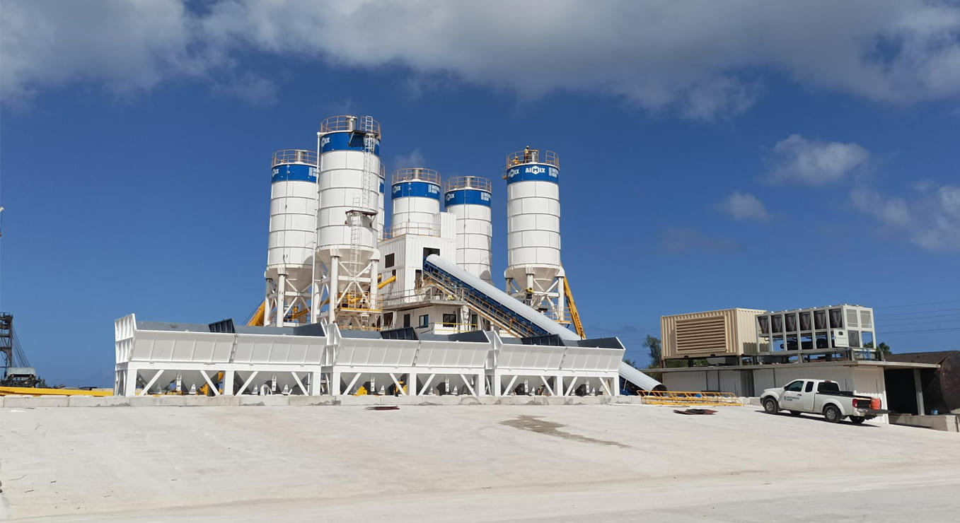 AJ180 concrete plant in Guam-1