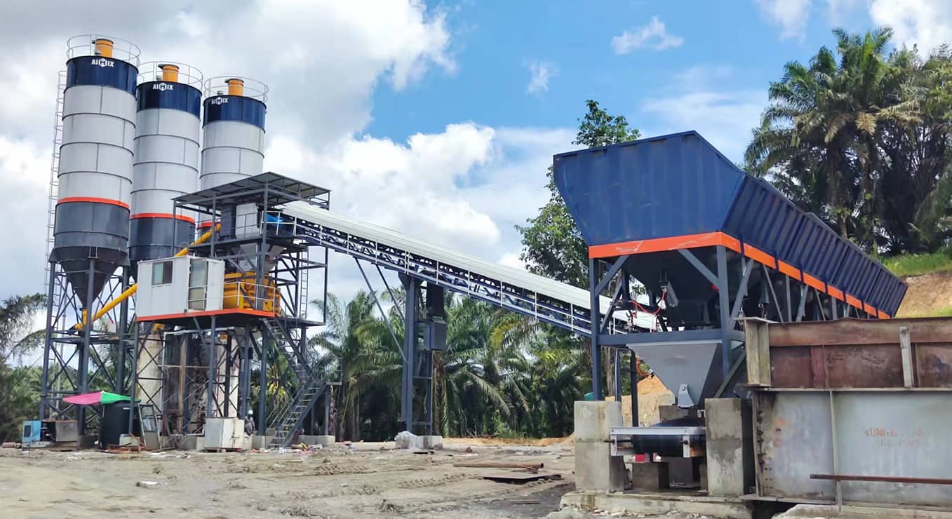 AJ90 concrete plant in Malaysia